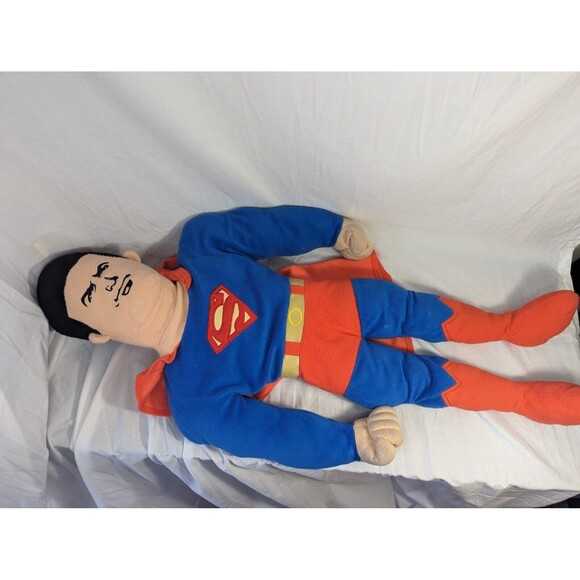 DC Comics Superman Jumbo 34" Soft Plush Cuddle Pillow Large Plushie Doll - Picture 3 of 7